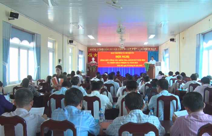 Trần Đề: Tổng kết công tác kiểm tra, giám sát, thi hành kỷ luật đảng năm 2023  